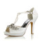 Chaussures de mariage plates-formes taille réelle du talon 3.94 pouce (10cm) élégant talons hauts - photo 4