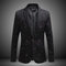 Mode taille m-6xl nouveaux hommes imprimé costume blazers - photo 3