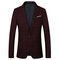 Taille m-5xl grille vin rouge manteaux slim fit - photo 1