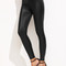 Leggings noir plus récent en similicuir - photo 5