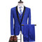 Conceptions hommes costumes 3 pièces bleu royal - photo 1