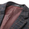 Plaid costumes grande taille tailleur hommes costumes noir - photo 6