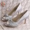 Chaussures de mariage taille réelle du talon 3.15 pouce (8cm) talons hauts élégant eté - photo 3