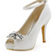 Chaussures de mariage plates-formes élégant hauteur de plateforme 0.59 pouce (1.5cm) talons hauts - photo 1