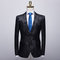 Pour hommes costume slim fit smoking affaires mariage bal - photo 1