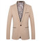 Et automne veste blazer slim fit hommes costume - photo 3