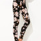 Leggings floral noir exquis imprimé - photo 2