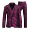 Costumes pour hommes 5xl hommes blazer grande taille rose impression mariage - photo 1