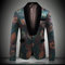Nouveauté hommes de mariage hommes décontracté vert marié imprimé blazer - photo 1