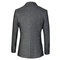 Blazer slim fit costumes noir haute qualité hommes d'affaires - photo 2