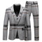 Plaid veste de smoking 3 pièces marque slim fit - photo 5