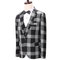 Slim fit costumes plaid costume robe de mariée terno - photo 5