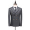 Masculino costumes smoking costumes double boutonnage gris - photo 2