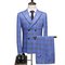 Grande taille slim fit impression mariage luxe affaires blazers - photo 1