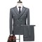 Double boutonnage affaires luxe costumes pour hommes hommes blazer grande taille - photo 2