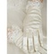 Parfait taffetas de luxe avec cristal blanc gants de mariée de luxe - photo 1