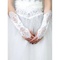 Adorable satin sequin blanc chic | gants de mariée modernes - photo 2