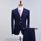 Conceptions hommes marié robe de mariée ensemble costumes 3 pièces plaid - photo 1