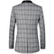 Classique hommes costume designer hommes blazer plaid costume - photo 3