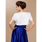 Timeless taffetas blanc vintage bolero simple captivant - photo 3