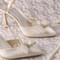 Chaussures de mariage automne talons hauts tendance taille réelle du talon 3.54 pouce (9cm) - photo 4