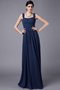 Robe demoiselle d'honneur plissage avec fronce larges bretelles de fourreau manche nulle - photo 9