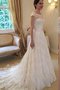 Robe de mariée modeste distinguee vintage avec manche épeules enveloppants ceinture - photo 2