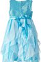 Robe de cortège enfant avec zip de lotus avec manche courte ligne a textile en tulle - photo 2