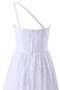 Robe de mariée spécial en plein air a-ligne manche nulle en chiffon - photo 6