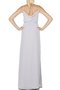 Robe demoiselle d'honneur derniere tendance en chiffon collant a-ligne jusqu'au sol - photo 2