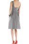 Robe demoiselle d'honneur classique de col bateau avec zip en satin ligne a - photo 2
