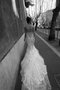 Robe de mariée femme branché plissé sexy appliques fermeutre eclair - photo 2
