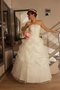 Robe de mariée de bustier de mode de bal joli manche nulle naturel - photo 1