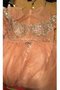 Robe de bal luxueux chic d'epaule ajourée longueur au niveau de sol textile en tulle - photo 2