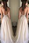 Robe de soirée junoesque de princesse de traîne courte avec chiffon naturel - photo 2
