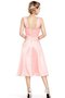 Robe de cocktail plissage naturel avec zip en satin jusqu'au mollet - photo 2