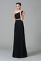 Robe de bal plissage avec chiffon au drapée de princesse manche nulle - photo 5