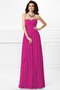 Robe demoiselle d'honneur plissage longue en chiffon a-ligne de princesse - photo 10