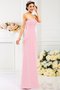 Robe demoiselle d'honneur manche nulle fermeutre eclair avec fleurs gaine en chiffon - photo 22