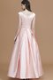 Robe demoiselle d'honneur naturel de princesse en satin avec zip ligne a - photo 36