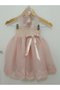 Robe de cortège enfant en organza decoration en fleur de mode de bal de lotus dénudé - photo 1