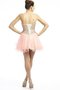 Robe de graduation chic bref avec lacets en tulle ligne a - photo 2