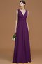 Robe demoiselle d'honneur naturel manche nulle a-ligne fermeutre eclair ruché - photo 19