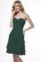 Robe demoiselle d'honneur plissé de princesse de col en cœur en chiffon ligne a - photo 8