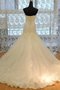 Robe de mariée populaire de col en cœur de sirène textile en tulle appliques - photo 2