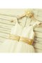 Robe de cortège enfant naturel textile en tulle avec fleurs de princesse avec zip - photo 4