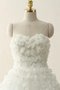 Robe de mariée longueur au ras du sol avec fleurs ligne a avec perle en dentelle - photo 2