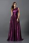 Robe demoiselle d'honneur longue plissage de princesse en satin soyeux ligne a - photo 8