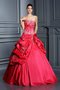 Robe de quinceanera longue textile taffetas cordon manche nulle de bustier - photo 1