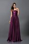 Robe demoiselle d'honneur longue plissage de princesse en satin soyeux ligne a - photo 12